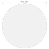 Tafelbeschermer 90 cm 2 mm PVC transparant - thumbnail