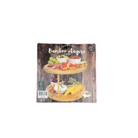 Etagere bamboe Ø26x18cm - thumbnail