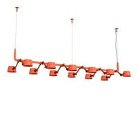 Tonone Bolt 12-pack Pendant Hanglamp - Oranje - thumbnail