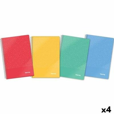 Boek over Ringen Imprex Din A4 80 Lakens (4 Stuks)