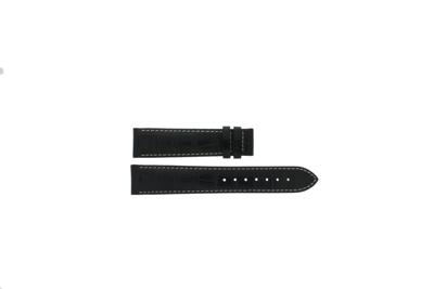 Horlogeband Certina C610007730 / C536.7029.42.65 Leder Zwart 20mm