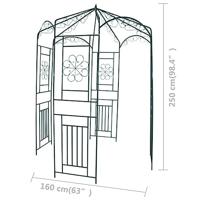 Tuinboog 250 cm donkergroen - thumbnail