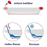 Warmhoudbord wit/rood - thumbnail