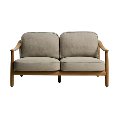 Kave Home Elunda tuinbank 149 cm Teakhout