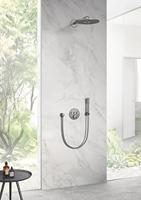 Grohe Handdouchehouder Rainshower Hard Graphite Geborsteld - thumbnail
