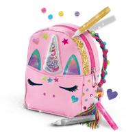SES knutselset rugzak Unicorn junior polyester roze 13-delig - thumbnail