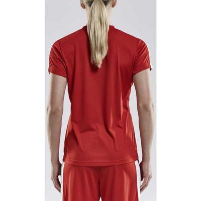 Craft 1905567 Progress Contrast Jersey W - Bright Red/White - XL Craft 1905567 Progress Contrast Jersey W - Bright Red/White - XL