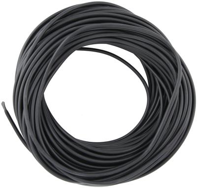 HERTH+BUSS Insulating tubes 4 mm 50 soft pvc black