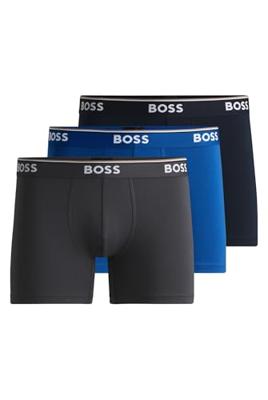 Hugo Boss boxershorts Power 3-pack blauw-blue-grijs