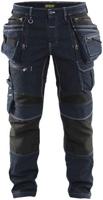Blåkläder werkbroek denim stretch x1900 19901141 | zwart | maat c52 - 7330509532164 - thumbnail