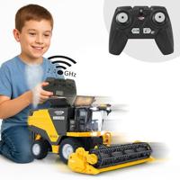 Jamara Harvester MT-1000 1:24S 2,4GHz tarwe en ma met rook en graanwild - thumbnail