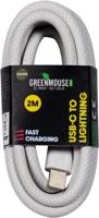 Greenmouse Lightning USB-C kabel, USB-C naar 8-pin, 2 m, woven - thumbnail