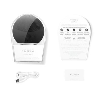 Foreo Luna Mini 2 F6262 Facial Cleansing Brush - Zwart Foreo Luna Mini 2 F6262 Facial Cleansing Brush - Zwart