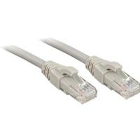 LINDY 48001 RJ45 Netwerkkabel, patchkabel CAT 6 U/UTP 0.50 m Grijs 1 stuk(s) - thumbnail