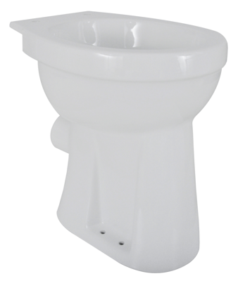 Toiletpot Wiesbaden Staand verhoogd +6 PK Wit