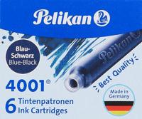 Pelikan inktpatronen 4001 blauw-zwart - thumbnail