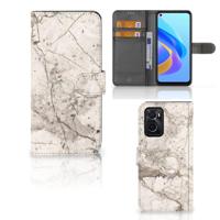 OPPO A76 | A96 | Bookcase | Marmer Beige | Portemonnee hoesje - thumbnail