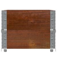 VidaXL Palletopzetranden 2 st 100x50 cm massief grenenhout bruin - thumbnail