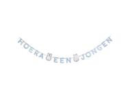 Letterslinger Nijntje &apos;Hoera Een Jongen&apos; (3m) - thumbnail