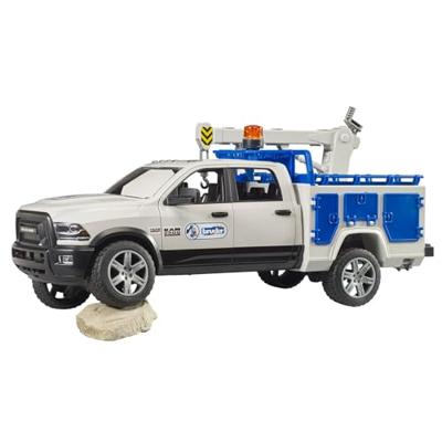 Bruder Dodge RAM 2500 Pick-up met kraan en zwaailicht - thumbnail