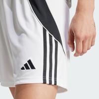 adidas Tiro 24 Voetbalbroekje Dames Wit Zwart - thumbnail