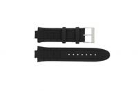 Guess horlogeband W17521G2 / U12579G1 / U14002G1 / W19510G1 Leder Zwart 12mm - thumbnail