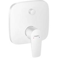 Hansgrohe Talis E ééngreeps badmengkraan afbouwdeel, mat wit - thumbnail