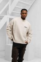 Black Bananas Knitted Sweater Heren Beige - Maat M - Kleur: Beige | Soccerfanshop - thumbnail