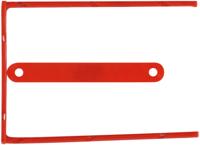 Q-CONNECT archiefbinder D-clip, doos van 100 stuks, rood - thumbnail