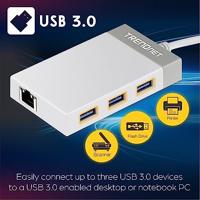 TrendNet USB 2.0 Adapter [1x USB - 1x USB] TRENDnet TU3-ETGH3 - Netzwerkadapter - USB 3.0 0.10 m - thumbnail