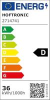 LED Paneel - 62x62 cm - 36 Watt - 4860lm (135lm/W) - 6500K Daglicht wit - Flikkervrij - UGR22 - 5 jaar garantie - thumbnail