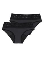 2-pack incontinentie ondergoed - Hipster - Lace - Menstruatie slip - incontinentie broekjes - thumbnail