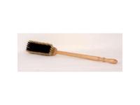 Handstoffer zwart/wit haar 60cm - thumbnail