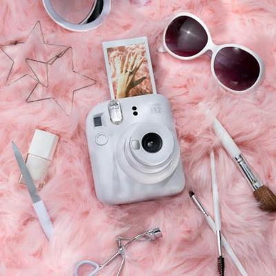 Fujifilm instax mini 12 Clay White Polaroidcamera Clay White