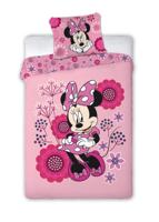 Disney Minnie Mouse Dekbedovertrek flowers - 140 x 200 cm - Polyester - thumbnail