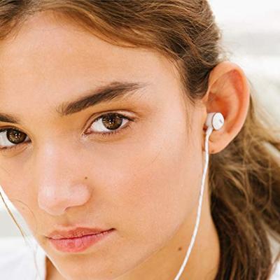 House of Marley Nesta - in-ear hoofdtelefoon, geluidsisolerende akoestisch gebalanceerde oortelefoons, 6 mm drivers, microfoon met 3 knoppen bediening premium geluid oordopjes, wirwar vrije geweven