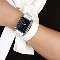 Kakapi Double Strap bandje - Wit - Geschikt voor Apple Watch 44mm / 45mm / 46mm / 49mm - thumbnail
