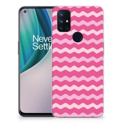 OnePlus Nord N10 5G | TPU bumper | Waves Pink OnePlus Nord N10 5G | TPU bumper | Waves Pink