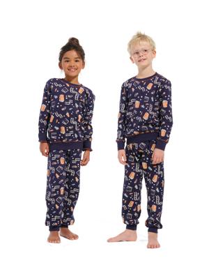 Warme uniseks kinderpyjama popcorn Robin