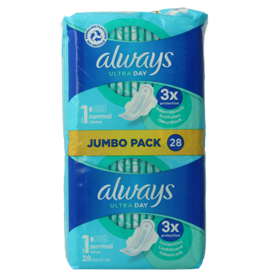 Maandverband ultra normaal plus 28 Stuks