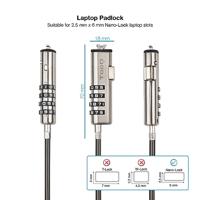 Veiligheidskabel TooQ TQCLKC0035-G 1,5 m - thumbnail