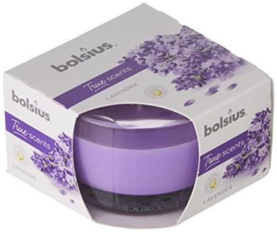 Bolsius True Scents geurkaars lavendel 8x5cm Bolsius True Scents geurkaars lavendel 8x5cm