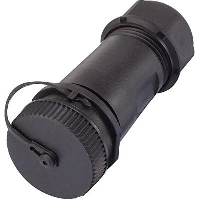 TRU COMPONENTS 1094579 Ronde connector Stekker, recht, Bus, recht Totaal aantal polen: 2 1 stuk(s)