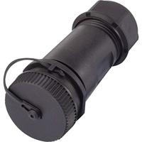 TRU COMPONENTS 1094579 Ronde connector Stekker, recht, Bus, recht Totaal aantal polen: 2 1 stuk(s) - thumbnail