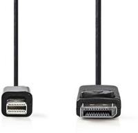 Mini-DisplayPort - DisplayPort-kabel | Mini-DisplayPort male - DisplayPort male | 2,0 m | Zwart - thumbnail