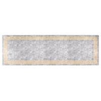 VidaXL Vloerkleed wasbaar anti-slip 80x300 cm grijs - thumbnail