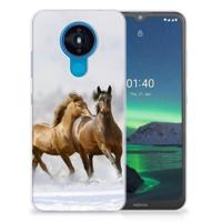 Nokia 1.4 | TPU Hoesje | Paarden - thumbnail
