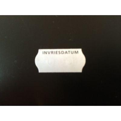 Etiket 2612 diepvries INVRIESDATUM Etiket 2612 diepvries INVRIESDATUM