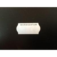 Etiket 2612 diepvries INVRIESDATUM - thumbnail