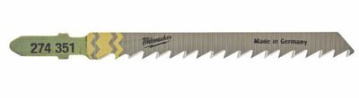Milwaukee T 101 D Decoupeerzaagblad voor Precisiesneden in Hout VE= 25 - 4932373490
